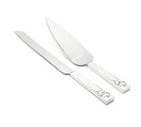 Zilverstad 7525261 Service à gâteau en forme de cœur Zinc