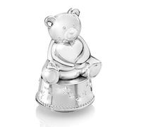 Zilverstad Boîte à Musique/Tirelire Ours avec Coeur