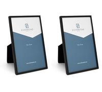 Zilverstad Cadre Photo Sweet Memory 10 x 15 cm - Acier, Noir (Lot de 2)