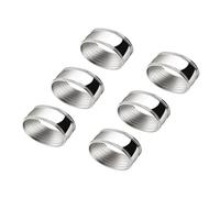 Zilverstad 6734600 Ensemble de 6 Ronds de Serviette Ovale Argenté