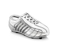 Zilverstad 6256261 Tirelire Chaussure de Football Mini Argenté Laqué