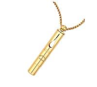 Zilynhom Chaîne de respiration avec chaîne en acier inoxydable, outil de thérapie sonore à 528 Hz et de pleine conscience pour soulager l'anxiété, favoriser le calme, la concentration, l'aide au