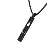 Zilynhom Chaîne respiratoire avec chaîne en acier inoxydable, outil de thérapie sonore 528 Hz pour soulager l'anxiété, calmer, concentrer, aider au sommeil et favoriser des habitudes conscientes, 70cm