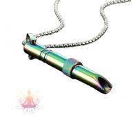 Zilynhom Collier de respiration, accessoires de méditation pour la pleine conscience, soulagement de l'anxiété et du stress, se calmer, changer d'attention, relaxation (Colorful)