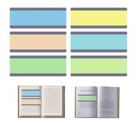 ZILZUFA 6 Règle de Lecture pour Enfants, Bandes de Lecture Guidée et Marque-Page pour Dyslexie, Ligne de Lecture Pastel Large, Outils Pédagogiques pour Professeurs, Élèves et Débutants