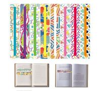 ZILZUFA 8 Règle de Lecture pour Enfants, Bandes de Lecture Guidée et Marque-Page pour Dyslexie, Ligne de Lecture Formes Géométriques, Outils Pédagogiques pour Professeurs, Élèves et Débutants