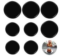 ZILZUFA Lot de 8 Tapis antidérapants pour Tableau, de Bord de Voiture Lavables et réutilisables en Gel de Silicone pour Ranger téléphone PS Lunettes de Soleil pièces de Monnaie (5 cm, 8 cm)