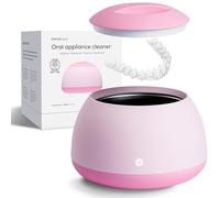 Zima Dental Pod | Rose | Machine de nettoyage à ultrasons | Aligneur, protège-dents, nettoyant pour prothèses dentaires | Approuvé FSA HSA