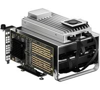 zimaboard 2 1664 Mini NAS Pro Kit Bundle avec Adaptateur PCIe Double NVMe - Intel N150 Quad-Core, 16Go RAM, Double 2.5G LAN, NAS All-Flash Évolutif & Serveur Cloud Personnel