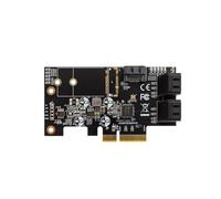 ZimaBoard Carte PCIe vers 5 Ports SATA III, Chipset JMB585, Carte d’Extension PCIe 3.0 pour NAS et Serveur Domestique, SATA 6Gb/s, FIS-Based Switching, Support Low Profile