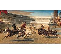 ZIMARO Wall Art Impression sur Toile Photos d'œuvres d'art la reproduction Alexander Von Wagner peintre hongrois une course de chars romains pour la décoration intérieure 60x90cm