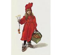 ZIMARO Wall Art Impression sur Toile Photos d'œuvres d'art la reproduction Brita comme Iduna par Carl Larsson pour la décoration intérieure 60x90cm