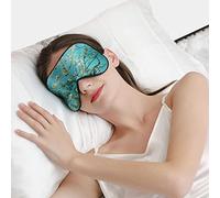 ZIMASILK Réglable Mûrier Soie Masque Pour Les Yeux Bandeau 100% Pur Mûrier Masque Pour Les Yeux Pour Sommeil Avec Sac （pattern5)