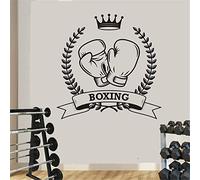 ZIMBRO Autocollants muraux en vinyle pour gants de boxe - 40 x 40 cm