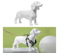 ZIMGOD Mannequin Mannequin de Présentation pour Vêtements, Statue de Chien Debout pour Décoration D'intérieur, Mannequin de Robe Amovible pour Animalerie, Corps pour Chien