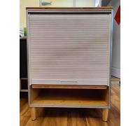 ZIMGOD Porte Accordéon Porte de Placard à Rideau Blanche Personnalisable, Porte de Placard Coulissante en Plastique ABS pour Armoire de Cuisine, Portillon Pliant à Enroulement(80x50cm (31.5x19.7))