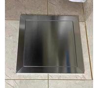 ZIMGOD Trappe de Visite Petite Porte D'accès en Acier Inoxydable, Panneau D'accès pour Barbecue de Cuisine Extérieure, Trappe D'accès Intérieures Portes D'inspection(65x60cm (26x24in))