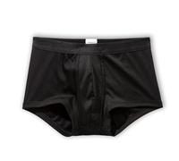 Zimmerli Business Class Boxer Briefs I Designer Sous-vêtement en coton ultra léger I Slips fabriqué à la main I Pants avec sensation de confort sur la peau I Blanc Noir (S-XXL) - Noir - Medium