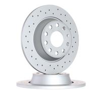 2x Disque de frein plein 100.3315.52 ZIMMERMANN pour AUDI VW SEAT SKODA