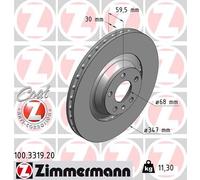 ZIMMERMANN Disque de frein 100.3319.20 pour Audi (FAW)