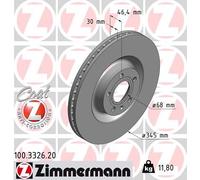 ZIMMERMANN 100.3326.20 Disque de frein pour AUDI