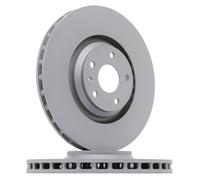2x Disque de frein ventilé de l'extérieur 100.3327.20 ZIMMERMANN pour AUDI TT