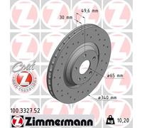 ZIMMERMANN 100.3327.52 Disque de frein pour AUDI