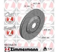 ZIMMERMANN 100.3348.70 Disque de frein