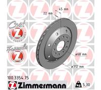 ZIMMERMANN 100.3354.75 Disque de frein