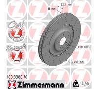 ZIMMERMANN 100.3380.70 Disque de frein
