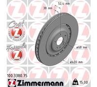 ZIMMERMANN 100.3380.75 Disque de frein pour AUDI