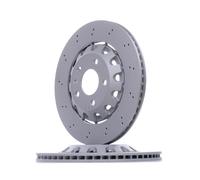 2x Disque de frein ventilé 100.3385.70 ZIMMERMANN pour AUDI A5 A4 B9 Avant