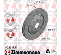 ZIMMERMANN 100.3387.70 Disque de frein