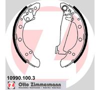 1x Jeu de mâchoires de frein ZIMMERMANN 10990.100.3 convient pour VAG
