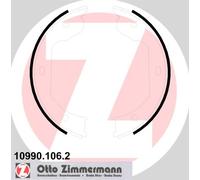 ZIMMERMANN 10990.106.2 Jeu de mâchoires de frein, frein de stationnement pour BM
