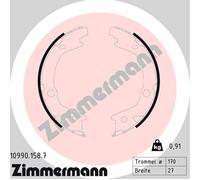 ZIMMERMANN 10990.158.7 Jeu de mâchoires de frein, frein de stationnement pour HY