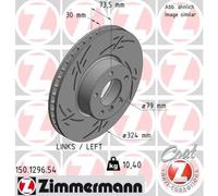 ZIMMERMANN 150.1296.54 Disque de frein
