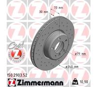 ZIMMERMANN 150.2903.52 Disque de frein pour BMW,BMW (BRILLIANCE)