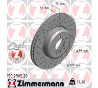 ZIMMERMANN 150.2905.20 Disque de frein pour BMW