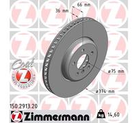 ZIMMERMANN Disque de frein pour BMW 150.2913.20
