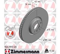 ZIMMERMANN 150.2917.20 Disque de frein pour BMW
