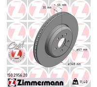 ZIMMERMANN 150.2956.20 Disque de frein pour BMW,BMW (BRILLIANCE)