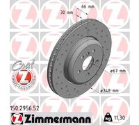 ZIMMERMANN 150.2956.52 Disque de frein pour BMW,BMW (BRILLIANCE)