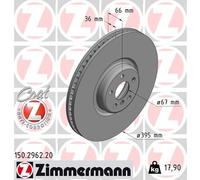 Disque de frein ZIMMERMANN 150.2962.20