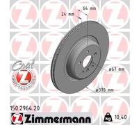 ZIMMERMANN 150.2964.20 Disque de frein