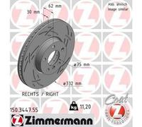 ZIMMERMANN 150.3447.55 Disque de frein