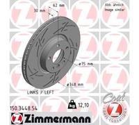 ZIMMERMANN 150.3448.54 Disque de frein pour BMW