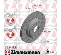 ZIMMERMANN 150.3459.70 Disque de frein pour BMW