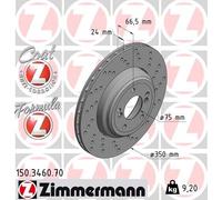 ZIMMERMANN 150.3460.70 Disque de frein pour BMW