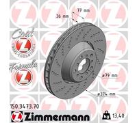 ZIMMERMANN 150.3473.70 Disque de frein